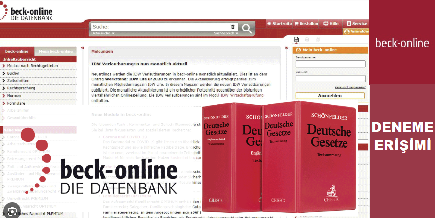 Beck-online Deneme Erişimi