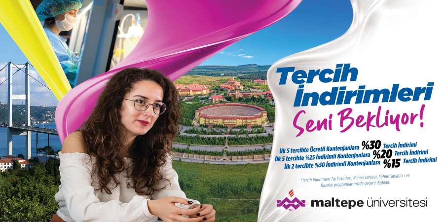 Tercih İndirimleri Maltepe Üniversitesinde Seni Bekliyor!
