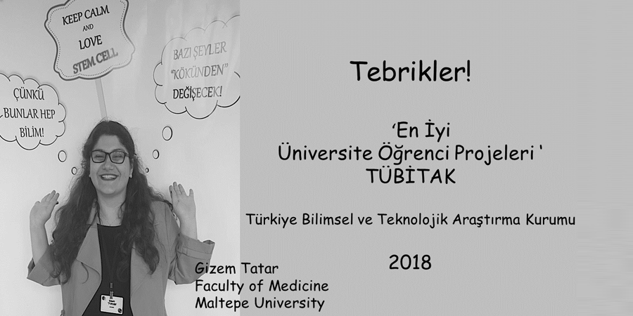 Tıp Fakültesi Öğrencimiz Gizem Tatar'ı Başarısından Dolayı Kutluyoruz.